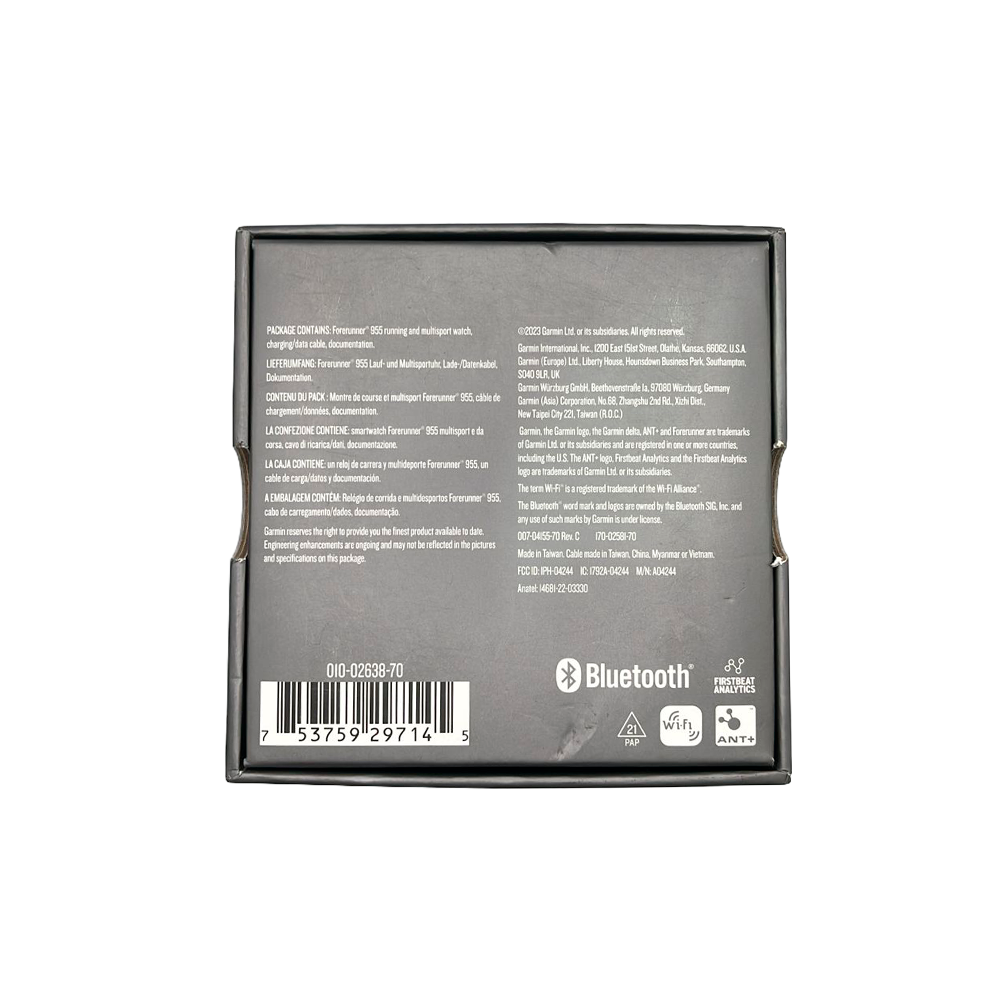 Outlet Relógio Garmin Forerunner 955 Preto