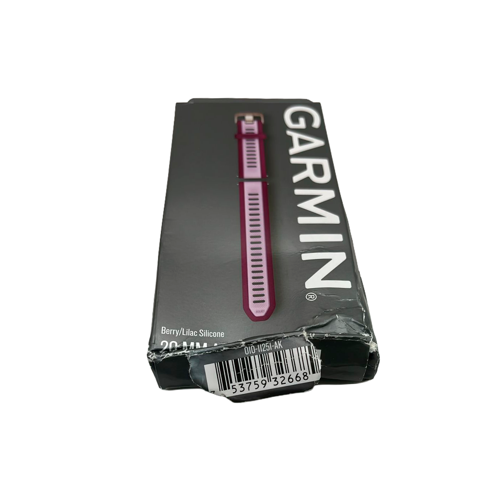 Outlet Pulseira Garmin Quick Release 20 mm Cereja e Lilás Silicone