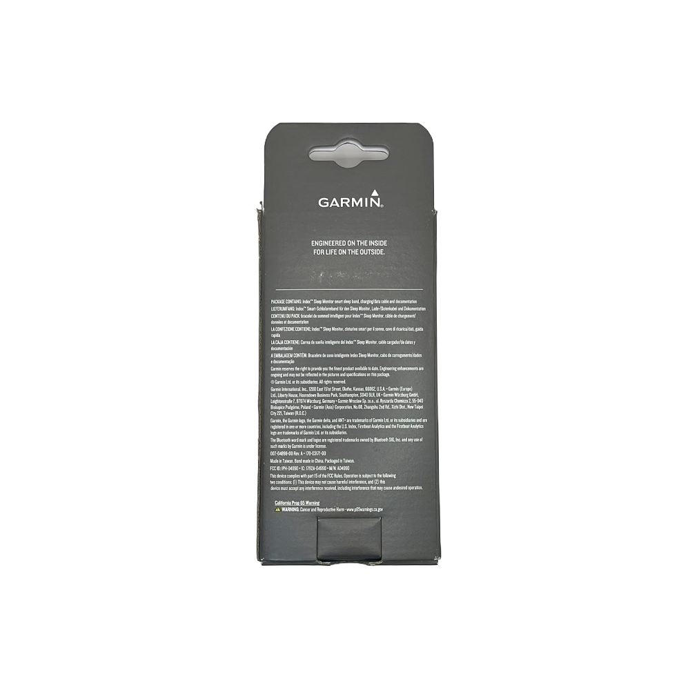 Outlet Monitor Cardíaco de Braço Garmin Monitor de Sono Index G/GG