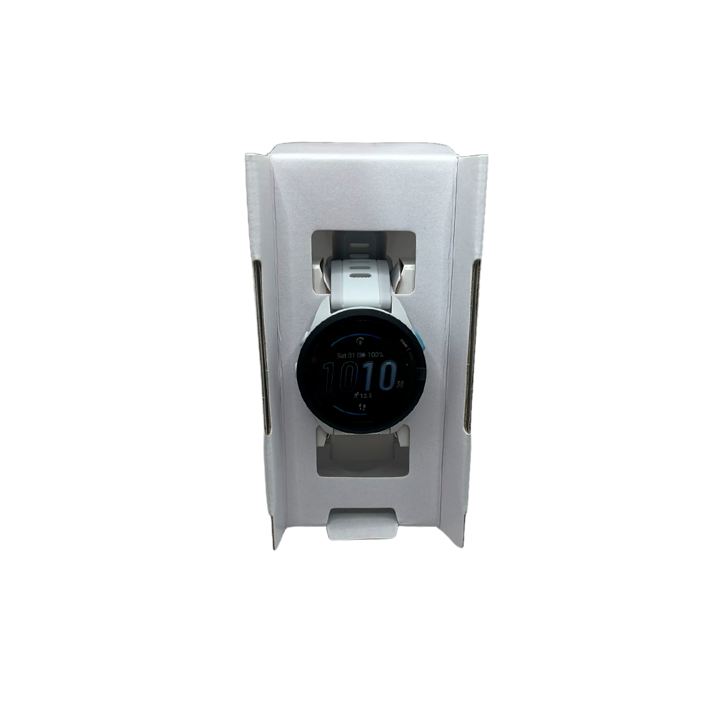 Outlet Relógio Garmin Forerunner 165 Music Cinza e Branco