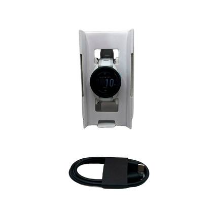 Outlet Relógio Garmin Forerunner 165 Music Cinza e Branco