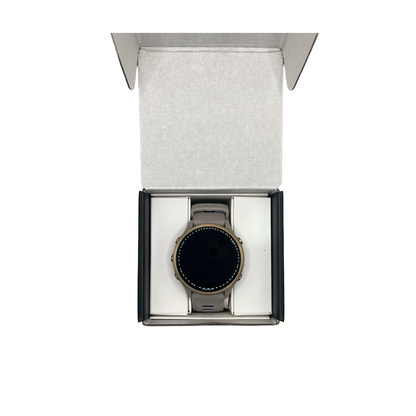 Outlet Relógio Garmin Forerunner ® 970 Titânio e Cinza Francês/Índigo