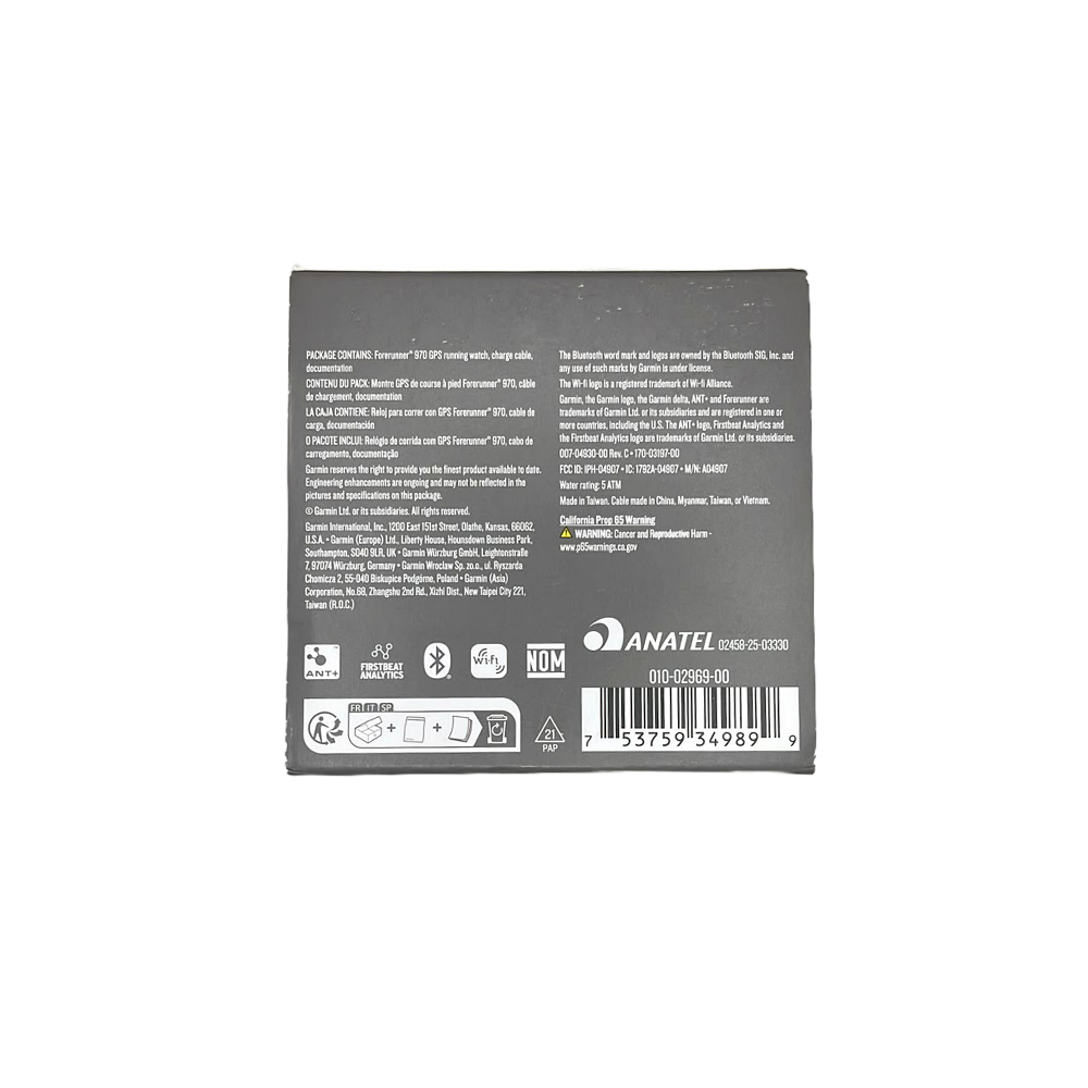 Outlet Relógio Garmin Forerunner ® 970 Cinza