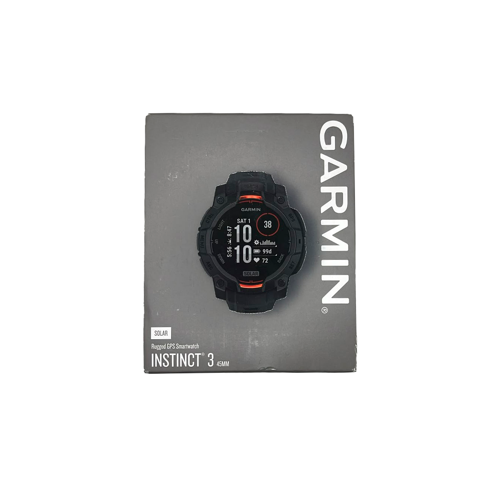 Outlet Relógio Garmin Instinct 3 Solar Preto - 45 mm
