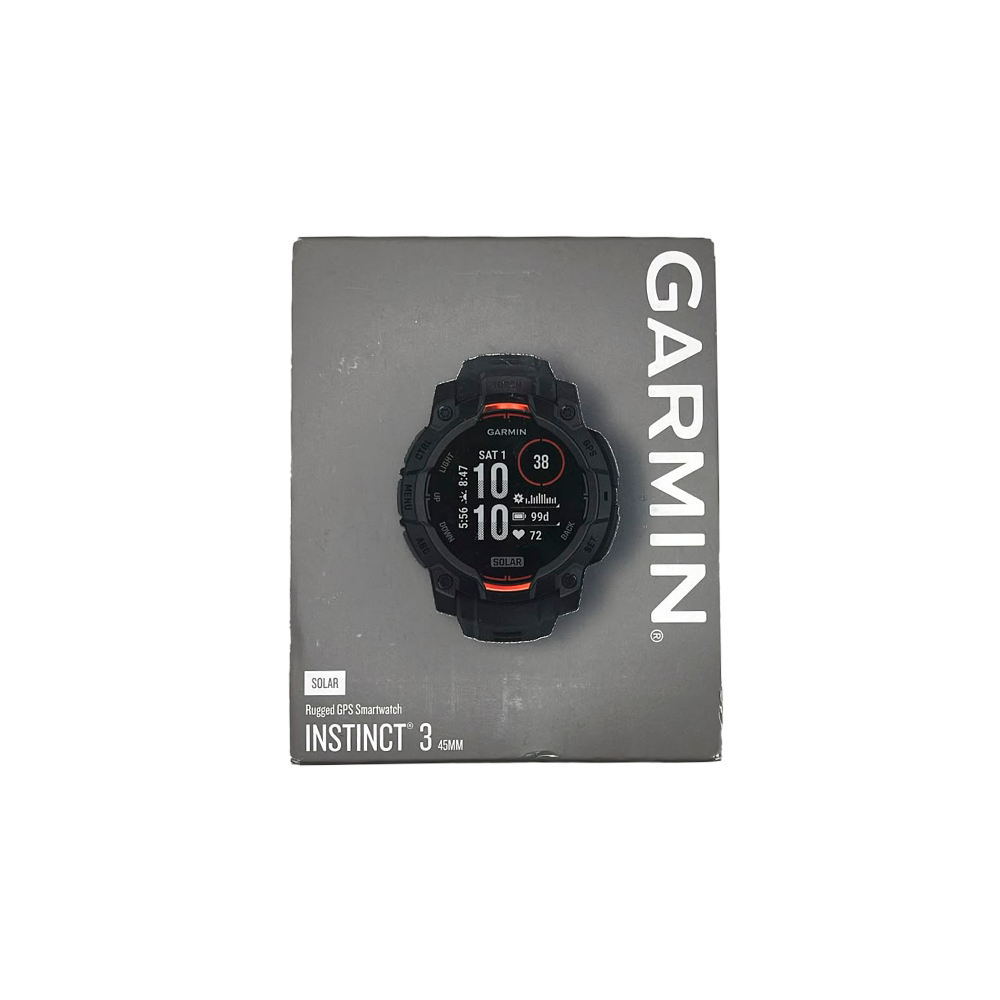 Outlet Relógio Garmin Instinct 3 Solar Preto - 45 mm