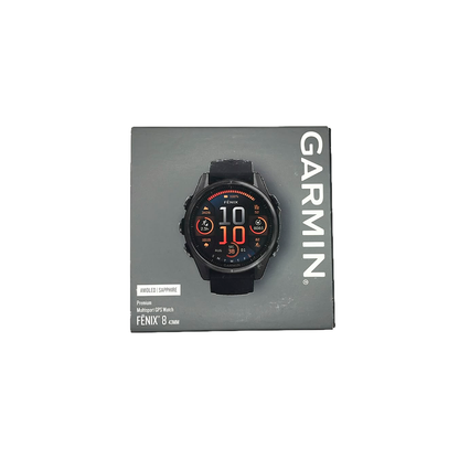 Outlet Relógio Garmin fēnix ® 8S Safira Carbon Gray DLC Titânio Preto e Cinza