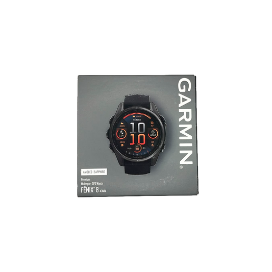 Outlet Relógio Garmin fēnix ® 8S Safira Carbon Gray DLC Titânio Preto e Cinza