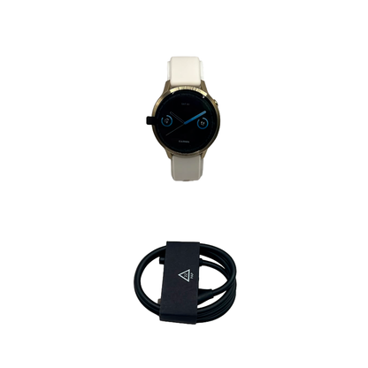 Outlet Relógio Garmin Venu 4 Ouro Lunar e Marfim - 41 mm