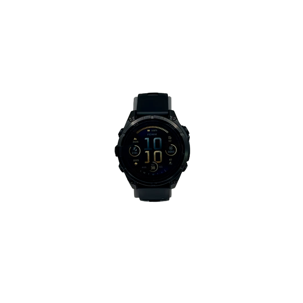 Outlet Relógio Garmin fēnix ® 8 Safira Titânio Cinza Carbono e Preto