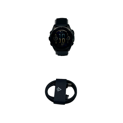 Outlet Relógio Garmin fēnix ® 8 Safira Titânio Cinza Carbono e Preto