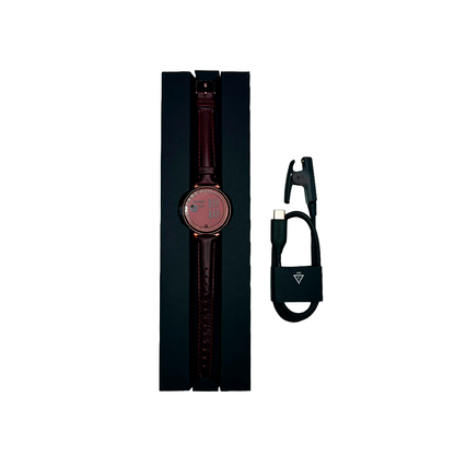 Outlet Relógio Garmin Lily 2 - Bronze com pulseira amora de couro