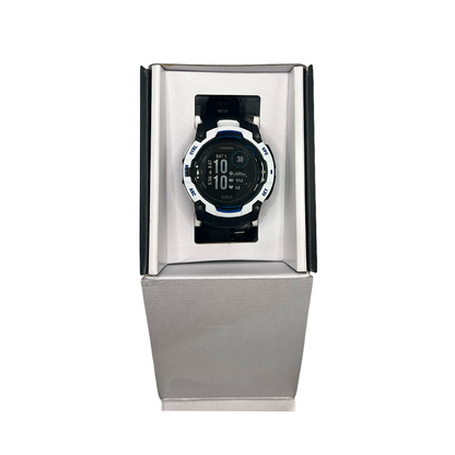 Outlet Relógio Garmin Instinct 3 Supernova 50 mm Solar Branco com Azul com Pulseira Preta