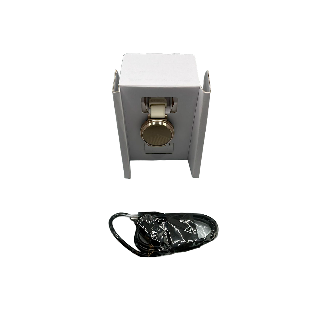 Outlet Relógio Garmin Lily 2 - Dourado Pulseira Branca de Silicone
