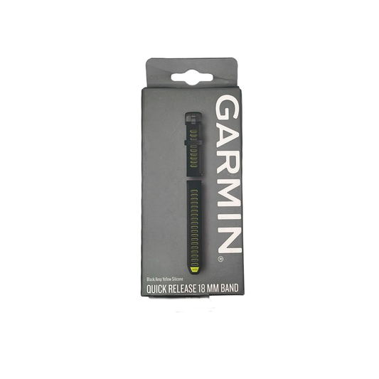 Outlet Pulseira Garmin Quick Release 18 mm Preto e Amarelo