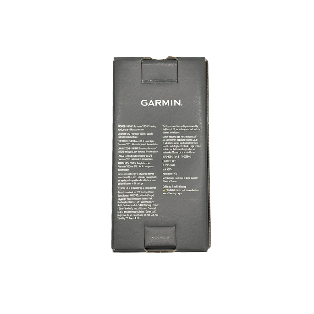 Outlet Relógio Garmin Forerunner 165 Cinza e Branco