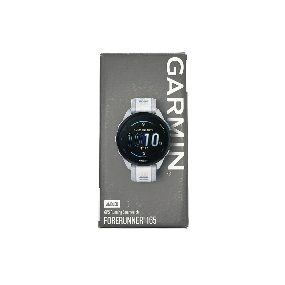 Outlet Relógio Garmin Forerunner 165 Cinza e Branco