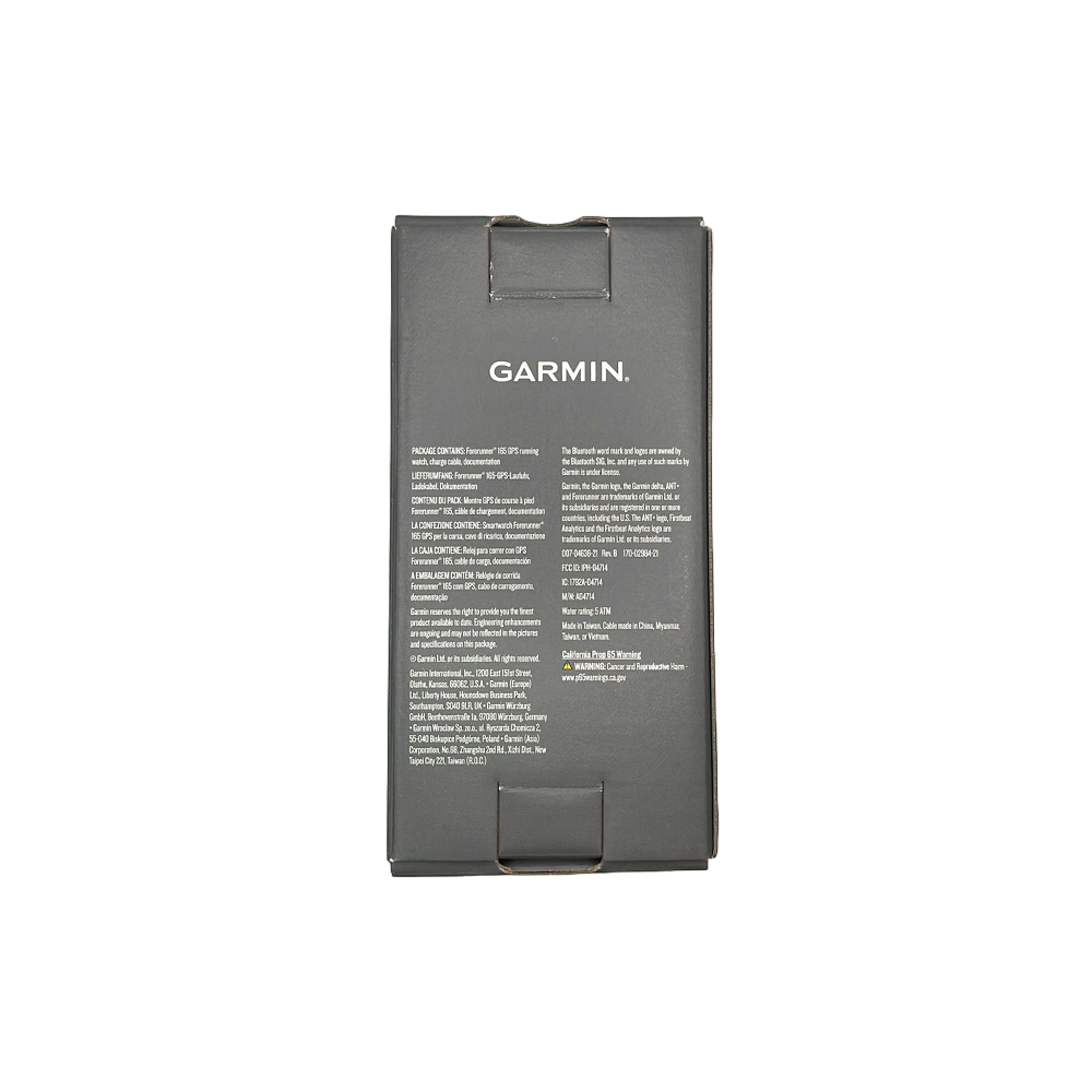 Outlet Relógio Garmin Forerunner 165 Cinza e Branco