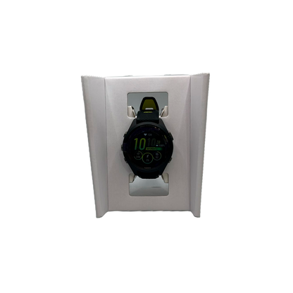 Outlet Relógio Garmin Forerunner 265S Music Preto com Amarelo