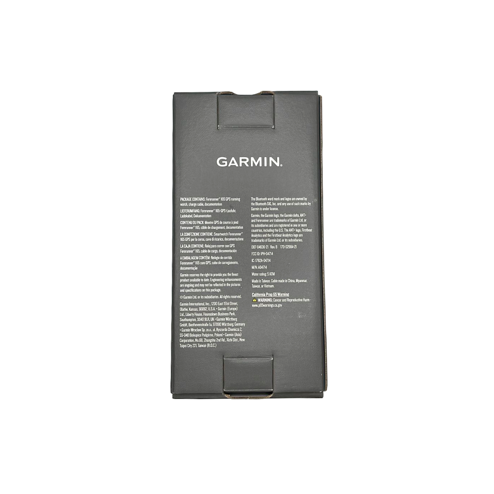 Outlet Relógio Garmin Forerunner 165 Cinza e Branco