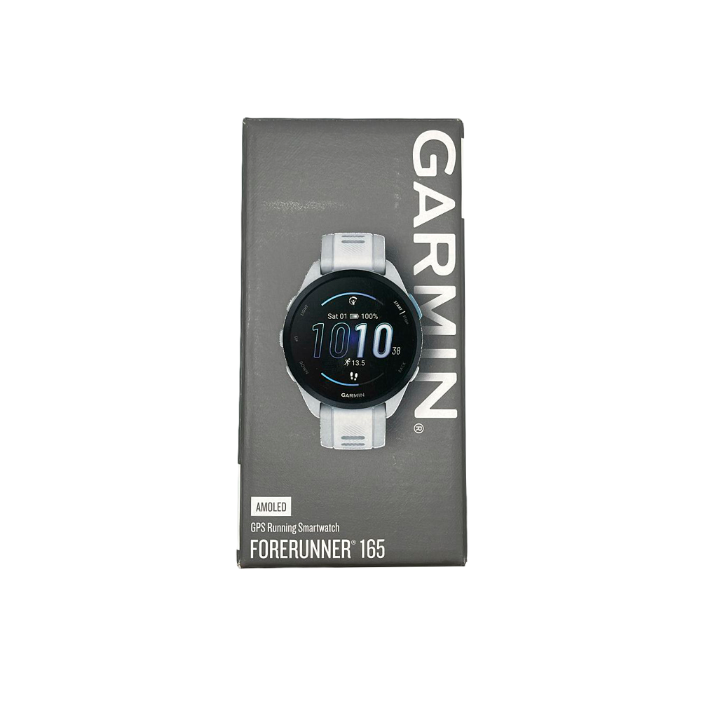 Outlet Relógio Garmin Forerunner 165 Cinza e Branco