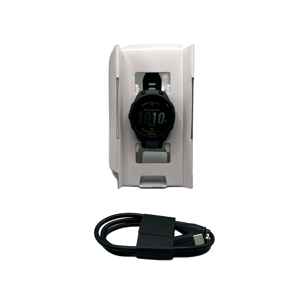 Outlet Relógio Garmin Forerunner 165 Preto e Cinza Ardósia