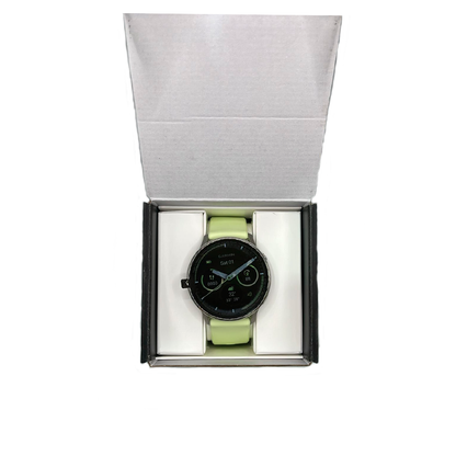 Outlet Relógio Garmin Venu 4 Prata e Amarelo-Lima 45mm