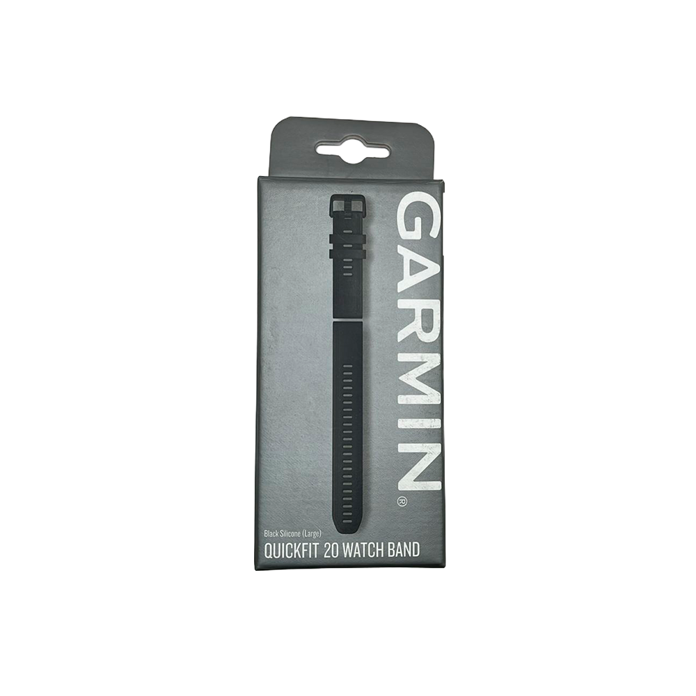 Outlet Pulseira Garmin QuickFit 20 para Fenix 5S/6S/ D2 Delta S Preta Silicone (grande)