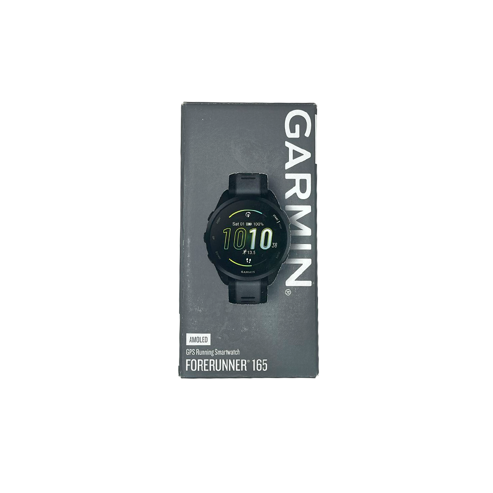 Outlet Relógio Garmin Forerunner 165 Preto e Ardósia