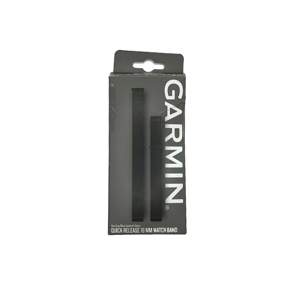 Outlet Pulseira Garmin Quick Release 18 mm Preto ComfortFit