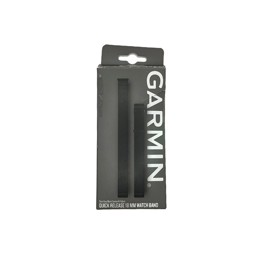Outlet Pulseira Garmin Quick Release 18 mm Preto ComfortFit