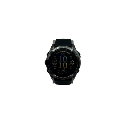 Outlet Relógio Garmin Fenix 8X Safira Carbon Gray DLC Titânio Preto/Cinza