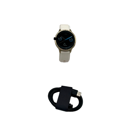 Outlet Relógio Garmin Venu 4 Ouro Lunar e Marfim - 41mm