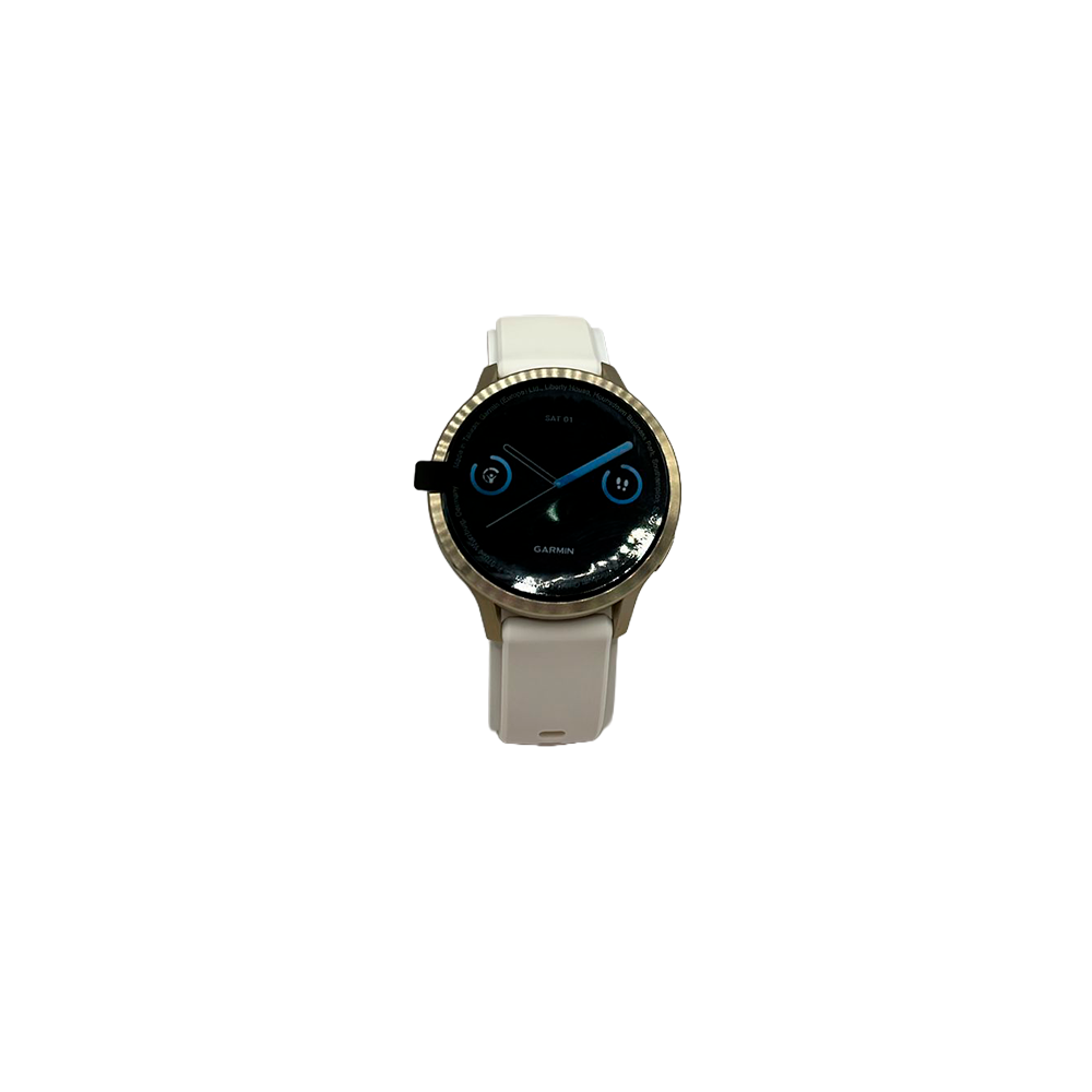 Outlet Relógio Garmin Venu 4 Ouro Lunar e Marfim - 41mm