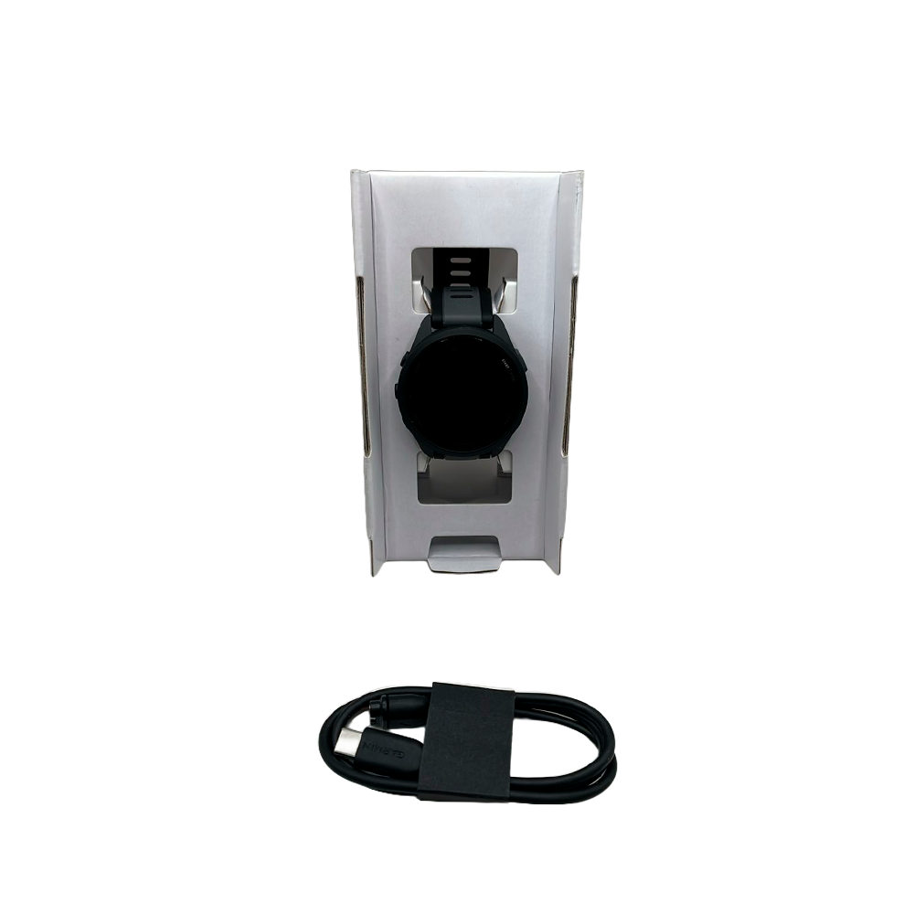 Outlet Relógio Garmin Forerunner 165 Preto e Cinza Ardósia