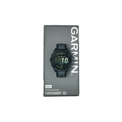 Outlet Relógio Garmin Forerunner 165 Preto e Ardósia