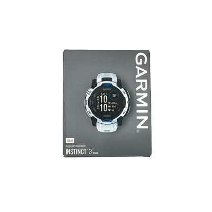 Outlet Relógio Garmin Instinct ® 3 Supernova 45 mm Solar - Branco e Azul