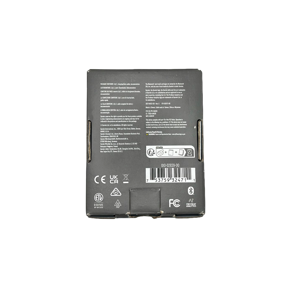 Outlet Relógio Garmin Lily ® 2 Sport Dourado e Branco