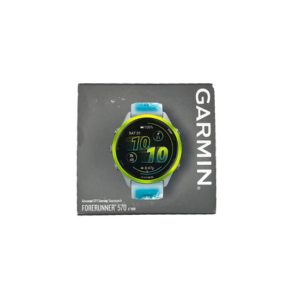 Outlet Relógio Garmin Forerunner ® 570 - 47 mm Amarelo e Marfim/Turquesa
