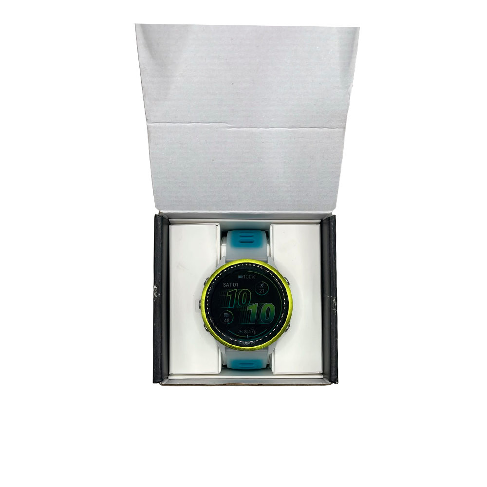 Outlet Relógio Garmin Forerunner ® 570 - 47 mm Amarelo e Marfim/Turquesa