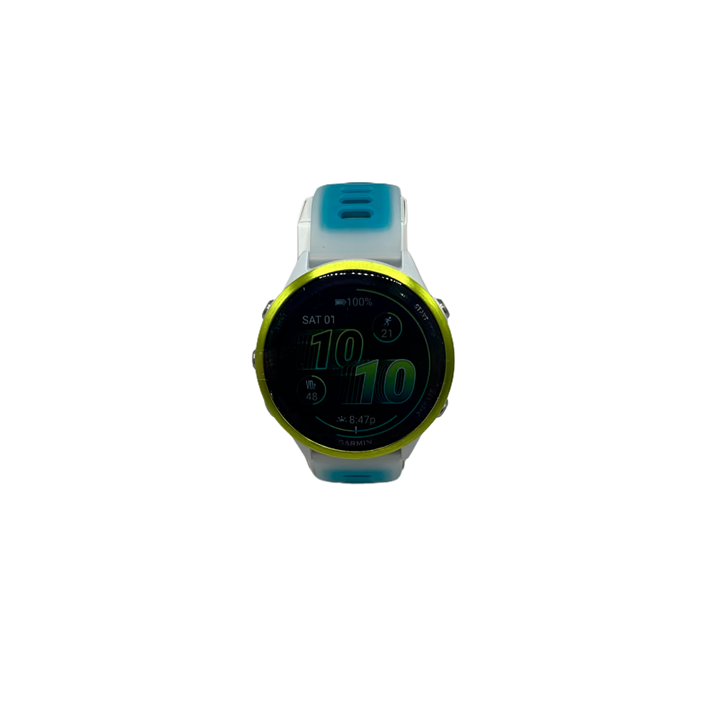 Outlet Relógio Garmin Forerunner ® 570 - 47 mm Amarelo e Marfim/Turquesa