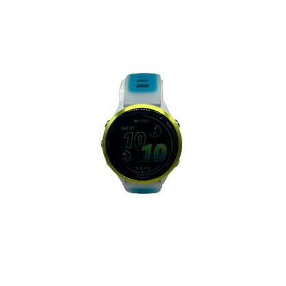 Outlet Relógio Garmin Forerunner ® 570 - 47 mm Amarelo e Marfim/Turquesa