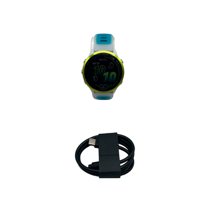 Outlet Relógio Garmin Forerunner ® 570 - 47 mm Amarelo e Marfim/Turquesa