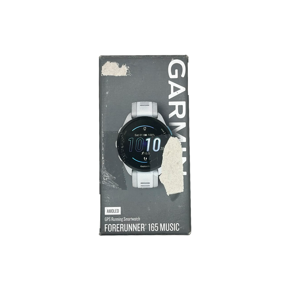 Outlet Relógio Garmin Forerunner ® 165 Music Cinza e Branco