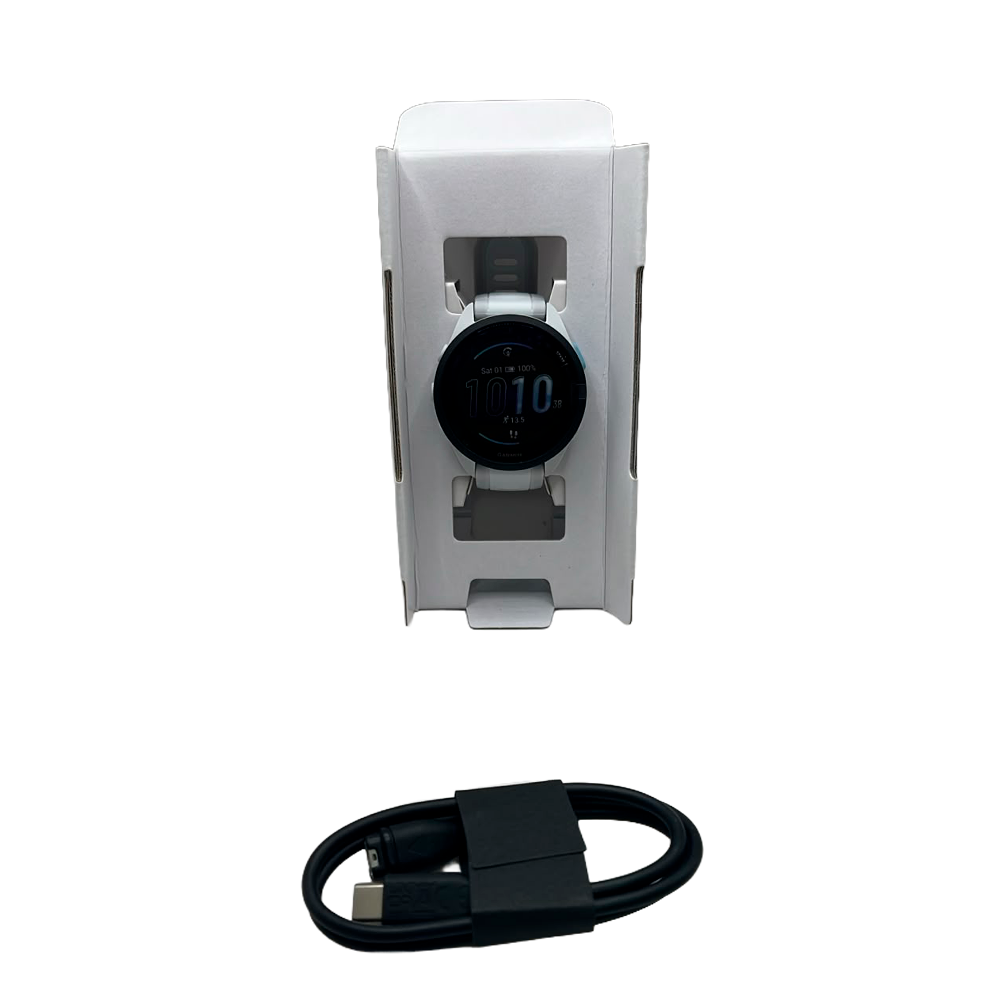 Outlet Relógio Garmin Forerunner ® 165 Music Cinza e Branco