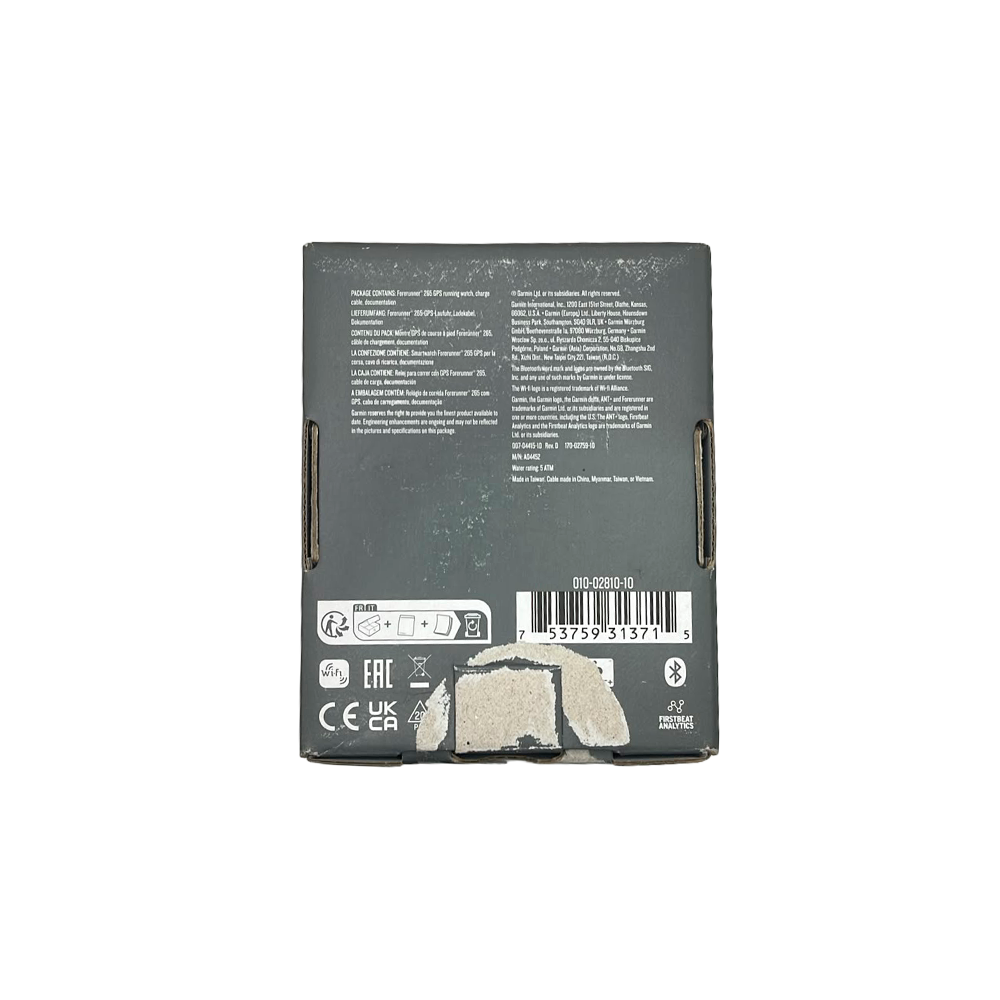 Outlet Relógio Garmin Forerunner ® 265 Music Preto