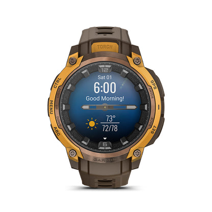 Relógio Garmin Instinct ® Crossover AMOLED Bronze