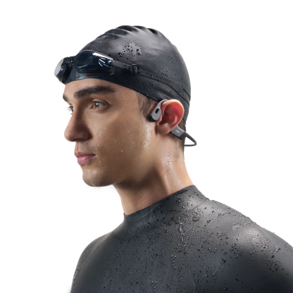 Fone de Condução Óssea Shokz OpenSwim Pro Cinza
