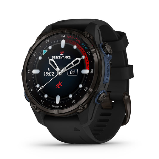 Relógio Garmin Descent ™ Mk3i Cinza Carbono e Preto - 43 mm