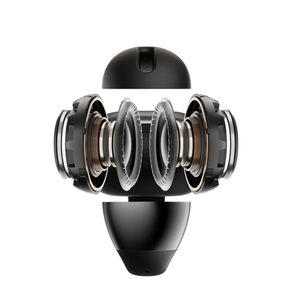 Fone de Ouvido Aberto Shokz OpenDots ONE Preto