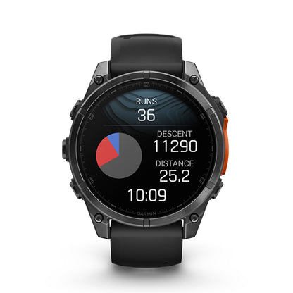 Relógio Garmin fēnix ® 8 Cinza Ardósia e Preto